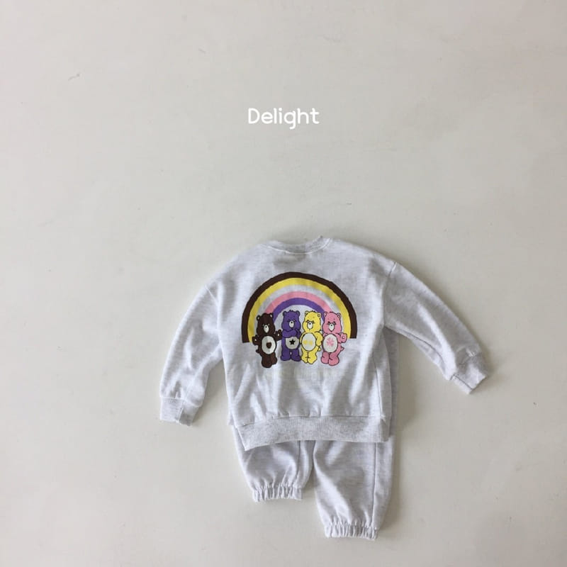 Delight - Korean Children Fashion - #magicofchildhood - Rainbow Bear Top Bottom Set - 8