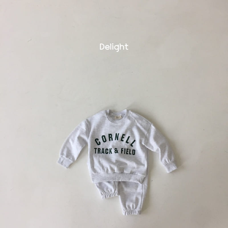 Delight - Korean Children Fashion - #toddlerclothing - Classic Connel Top Bottom Set - 6