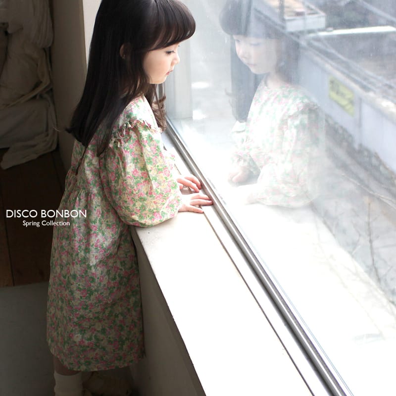 Disco Bonbon - Korean Children Fashion - #childrensboutique - Spring Flower One-piece - 4