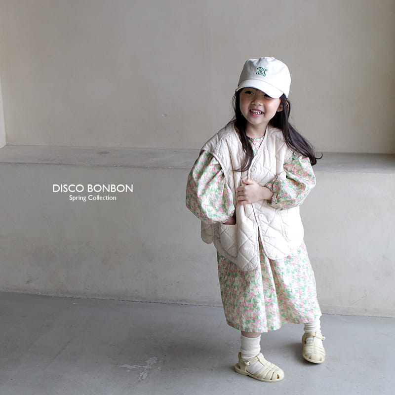 Disco Bonbon - Korean Children Fashion - #discoveringself - Spring Flower One-piece - 5