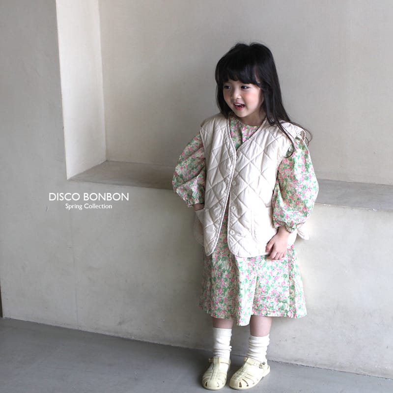 Disco Bonbon - Korean Children Fashion - #fashionkids - Spring Flower One-piece - 6