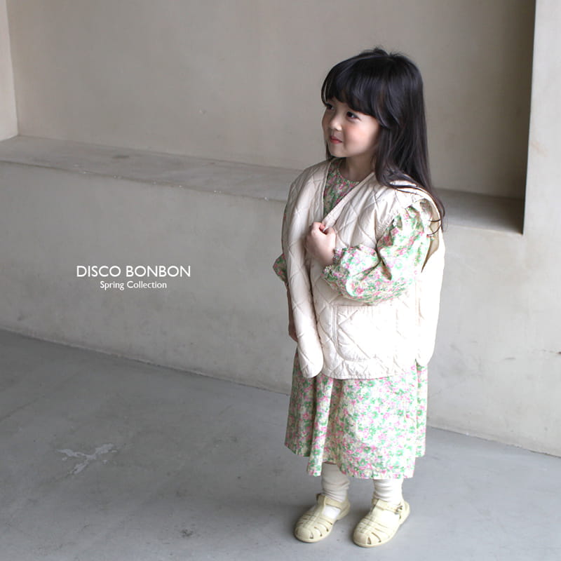 Disco Bonbon - Korean Children Fashion - #kidsshorts - Spring Flower One-piece - 7