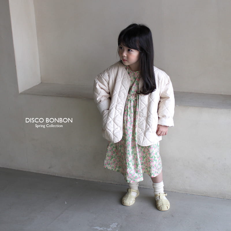Disco Bonbon - Korean Children Fashion - #kidsstore - Spring Flower One-piece - 8
