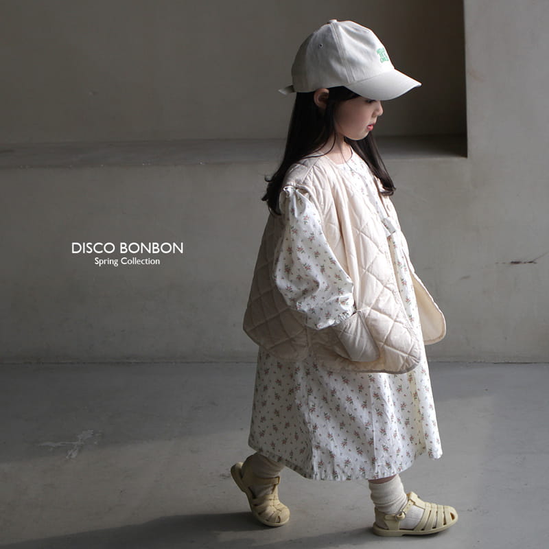 Disco Bonbon - Korean Children Fashion - #littlefashionista - Spring Flower One-piece - 11
