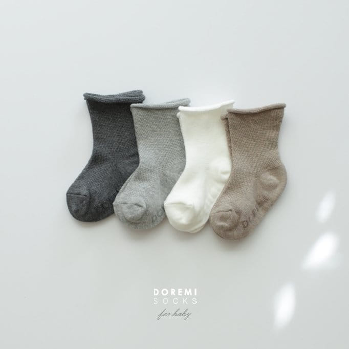 Doremi Socks - Korean Children Fashion - #designkidswear - Mesh Basic Socks