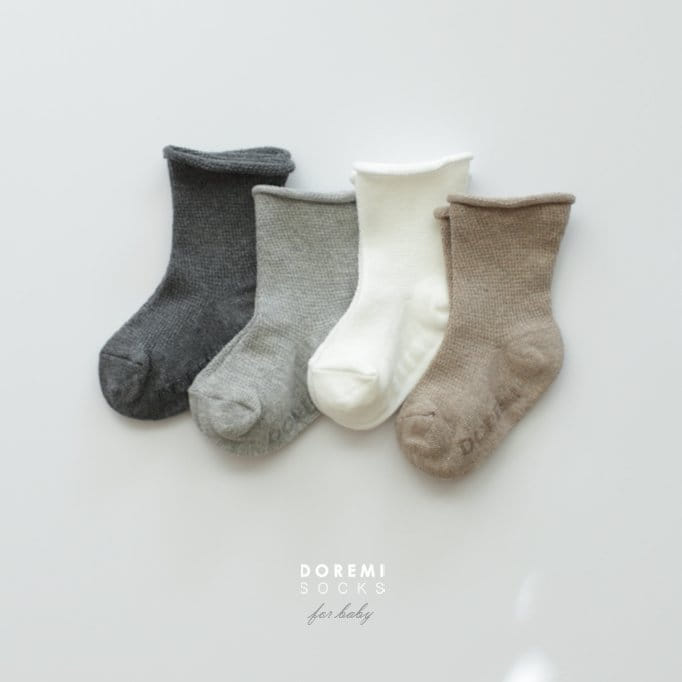 Doremi Socks - Korean Children Fashion - #discoveringself - Mesh Basic Socks - 2