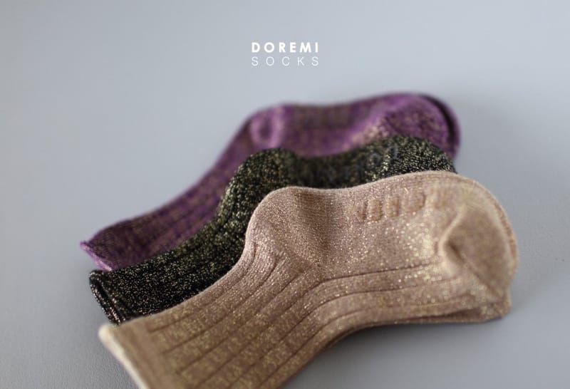 Doremi Socks - Korean Children Fashion - #discoveringself - Glitter Socks - 2