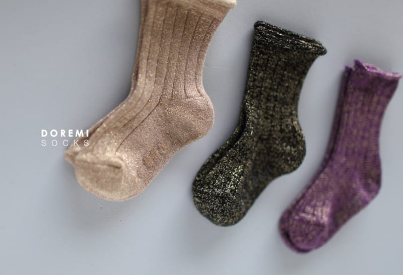 Doremi Socks - Korean Children Fashion - #fashionkids - Glitter Socks - 3