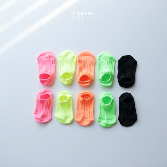 Doremi Socks - Korean Children Fashion - #kidsshorts - Neon Socks - 9