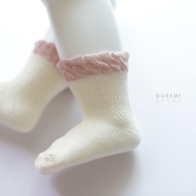 Doremi Socks - Korean Children Fashion - #kidsshorts - Creamy Lumi Socks - 6