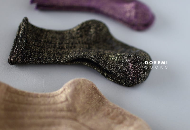 Doremi Socks - Korean Children Fashion - #fashionkids - Glitter Socks - 4