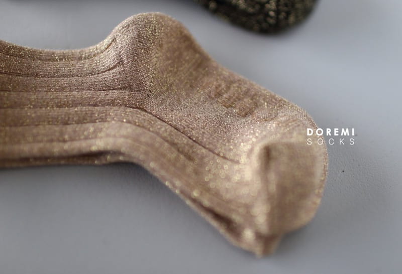 Doremi Socks - Korean Children Fashion - #kidzfashiontrend - Glitter Socks - 6