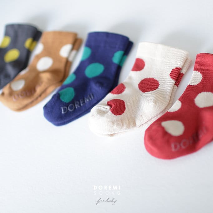 Doremi Socks - Korean Children Fashion - #Kfashion4kids - French Dot Socks - 4