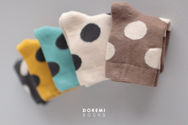 Doremi Socks - Korean Children Fashion - #littlefashionista - Polca Socks - 3
