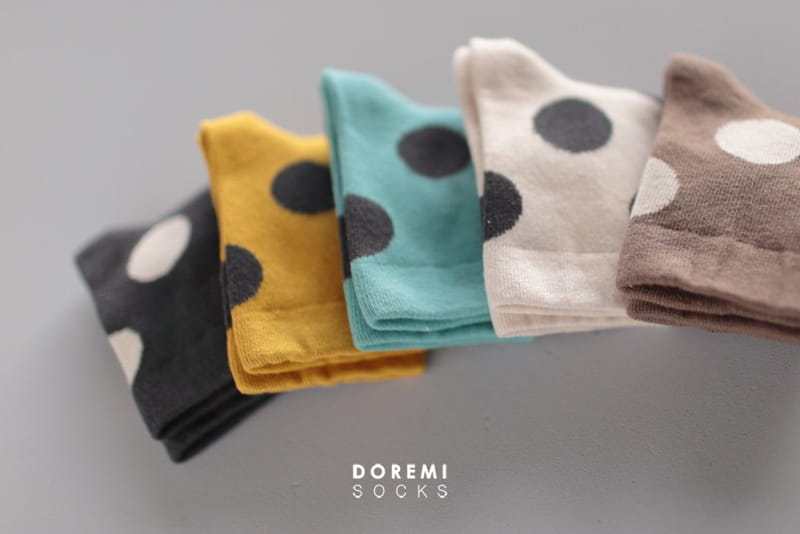 Doremi Socks - Korean Children Fashion - #littlefashionista - Polca Socks - 4