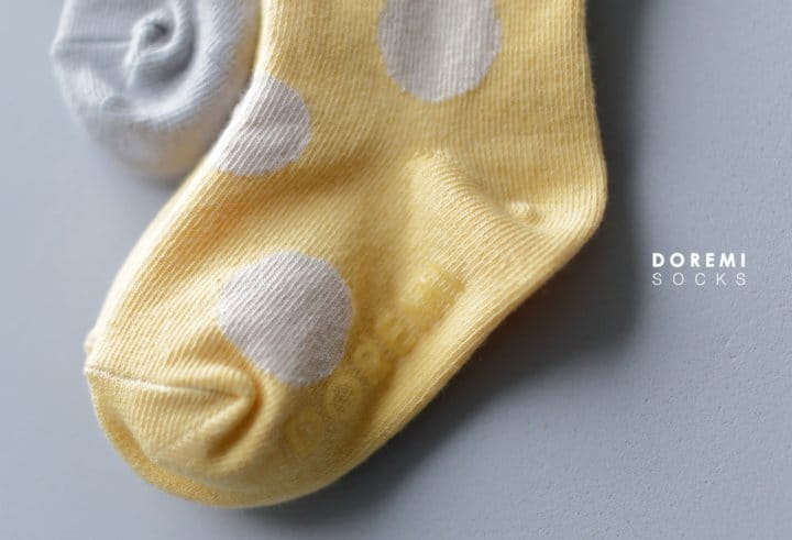 Doremi Socks - Korean Children Fashion - #magicofchildhood - Chuing Dot Socks - 4