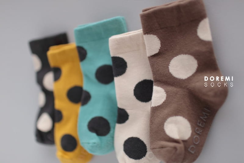Doremi Socks - Korean Children Fashion - #minifashionista - Polca Socks - 5