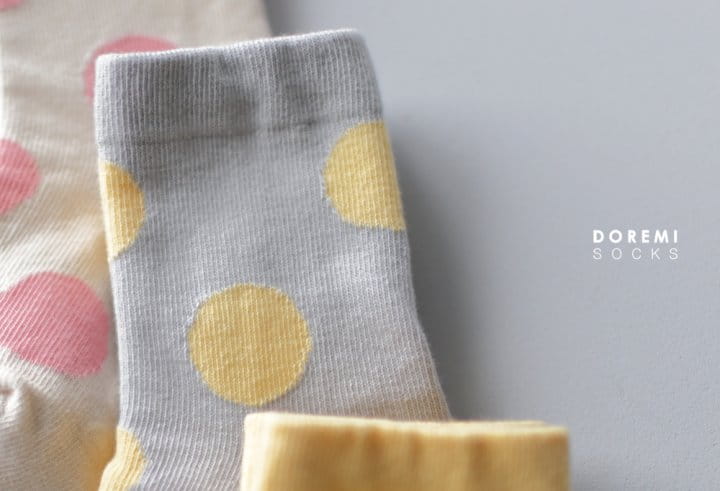 Doremi Socks - Korean Children Fashion - #prettylittlegirls - Chuing Dot Socks - 5