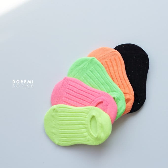 Doremi Socks - Korean Children Fashion - #stylishchildhood - Neon Socks - 3