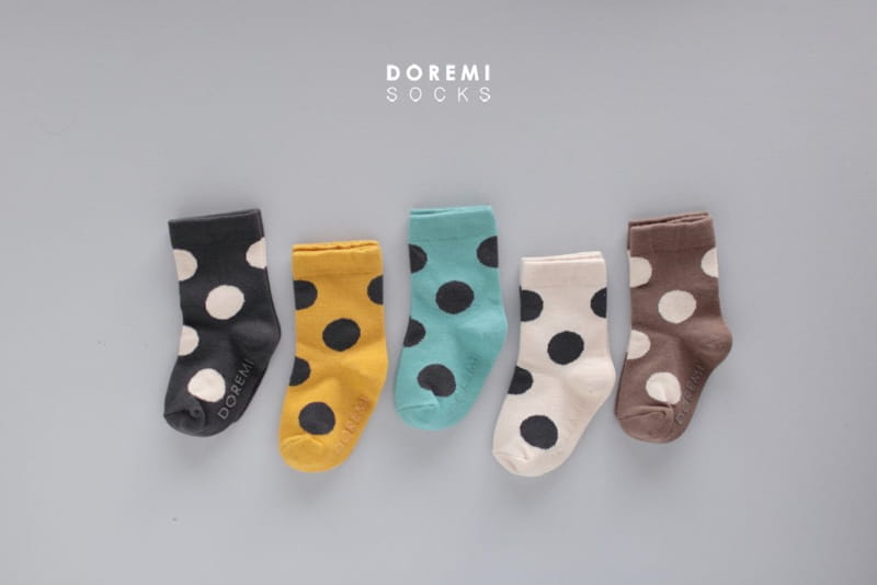 Doremi Socks - Korean Children Fashion - #toddlerclothing - Polca Socks - 8