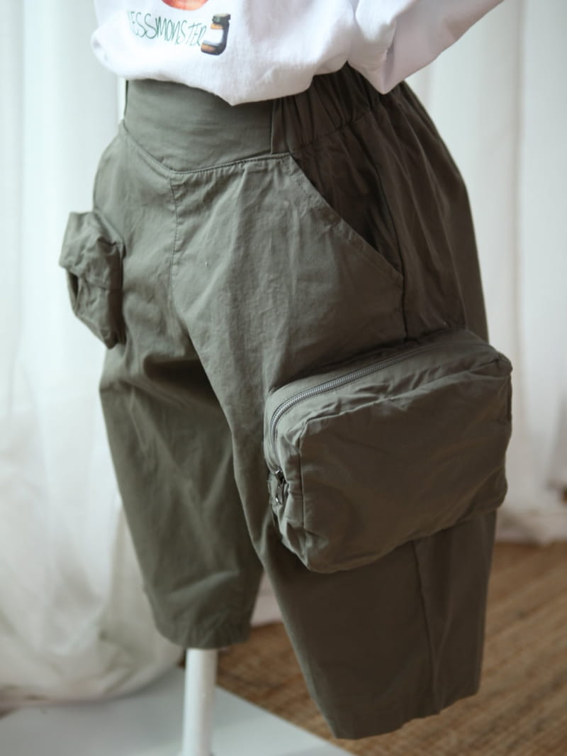 Dress Monster - Korean Junior Fashion - #childrensboutique - Snack Pocket Pants - 10