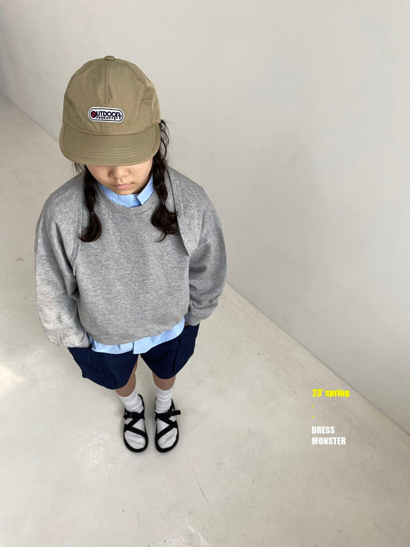 Dress Monster - Korean Junior Fashion - #childrensboutique - 3 way Sweatshirt - 9