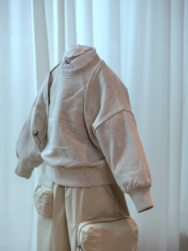 Dress Monster - Korean Junior Fashion - #toddlerclothing - 3 way Sweatshirt - 6