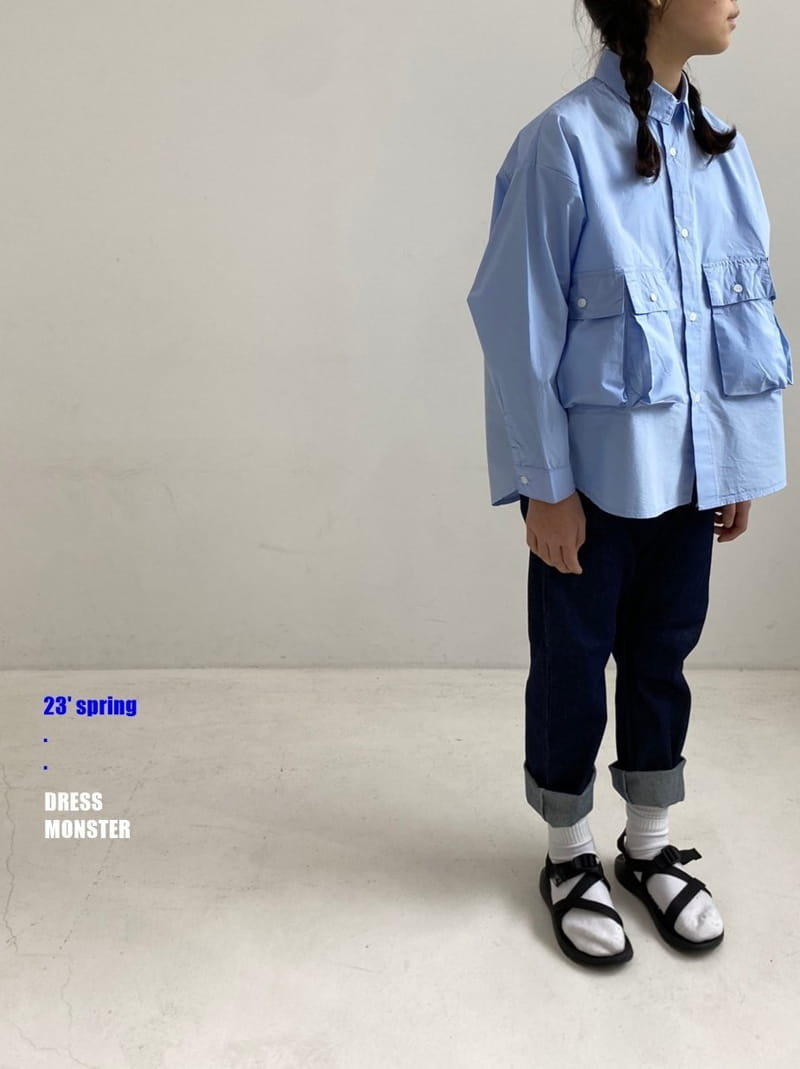 Dress Monster - Korean Junior Fashion - #toddlerclothing - Multi Shirt - 12