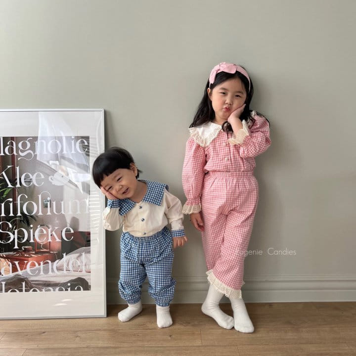 Eugenie Candies - Korean Children Fashion - #fashionkids - Artty Top Bottom Set - 10