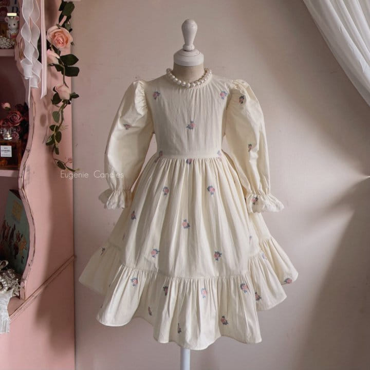 Eugenie Candies - Korean Children Fashion - #kidsstore - Le Wellin Rose One-piece