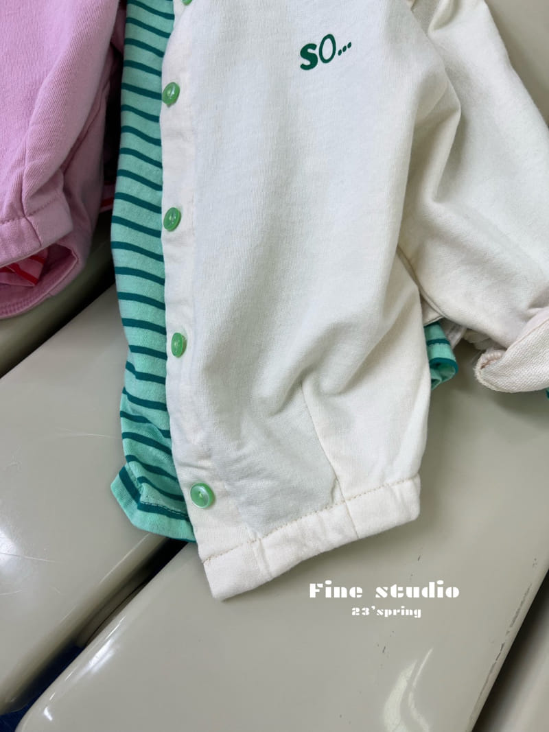 Fine Studio - Korean Children Fashion - #Kfashion4kids - Dart Cardigan - 3