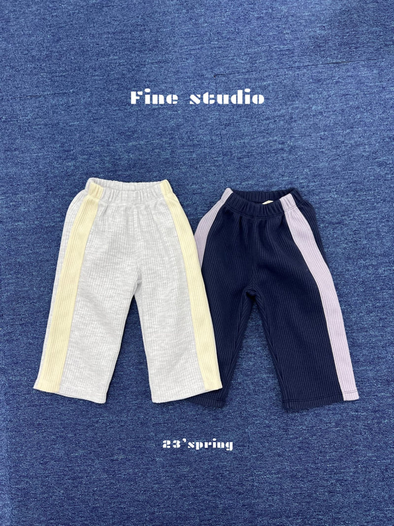 Fine Studio - Korean Children Fashion - #childofig - Waffle Color Pants - 3
