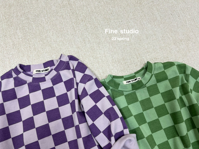 Fine Studio - Korean Children Fashion - #childofig - Chess Fulay Tee - 2
