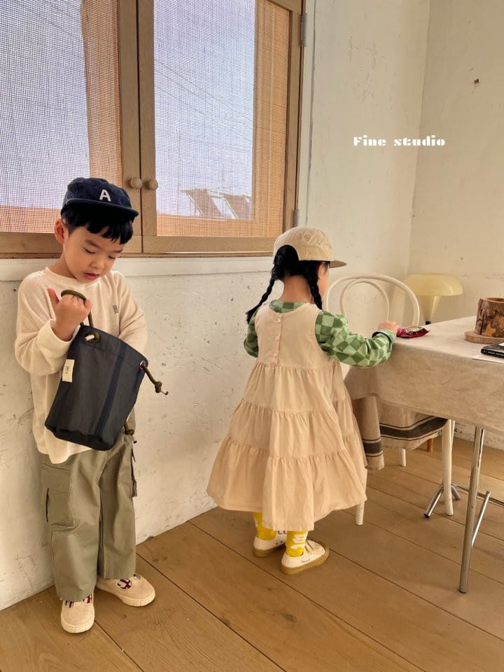 Fine Studio - Korean Children Fashion - #fashionkids - Cancan One-piece - 3
