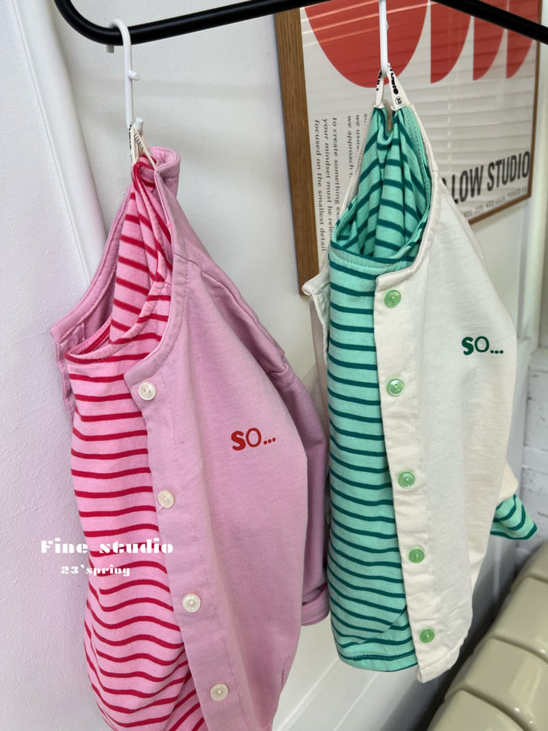 Fine Studio - Korean Children Fashion - #kidsstore - Dart Cardigan