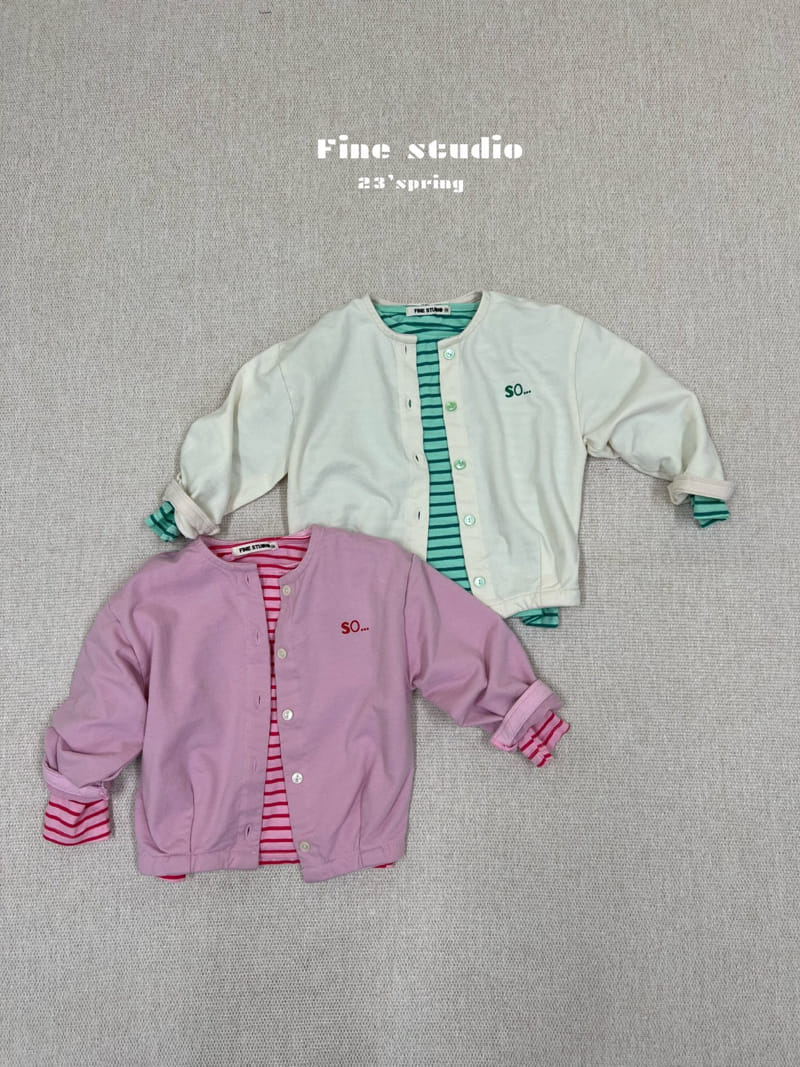 Fine Studio - Korean Children Fashion - #Kfashion4kids - Dart Cardigan - 4