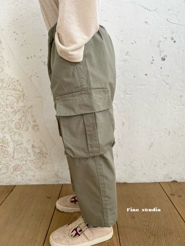Fine Studio - Korean Children Fashion - #todddlerfashion - Cargo Pants - 11