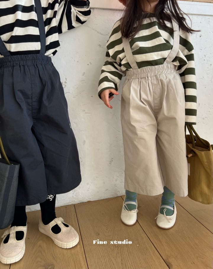 Fine Studio - Korean Children Fashion - #todddlerfashion - Like Dungarees Pants - 8