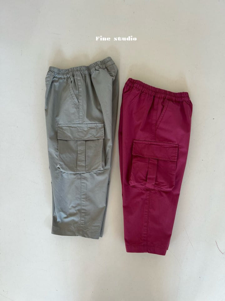 Fine Studio - Korean Children Fashion - #toddlerclothing - Cargo Pants - 12
