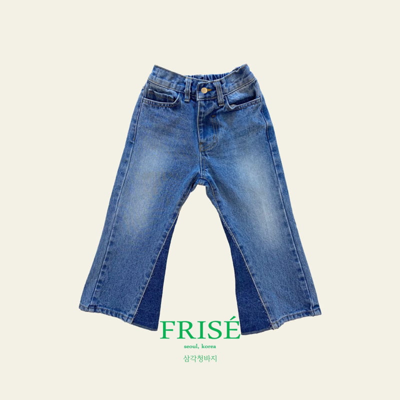 Frise - Korean Children Fashion - #kidsshorts - Triangle Jeans with Mom