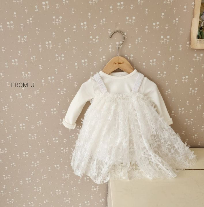 From J - Korean Baby Fashion - #babyboutiqueclothing - Small Ribbon Sleeveless Bodysuit - 4