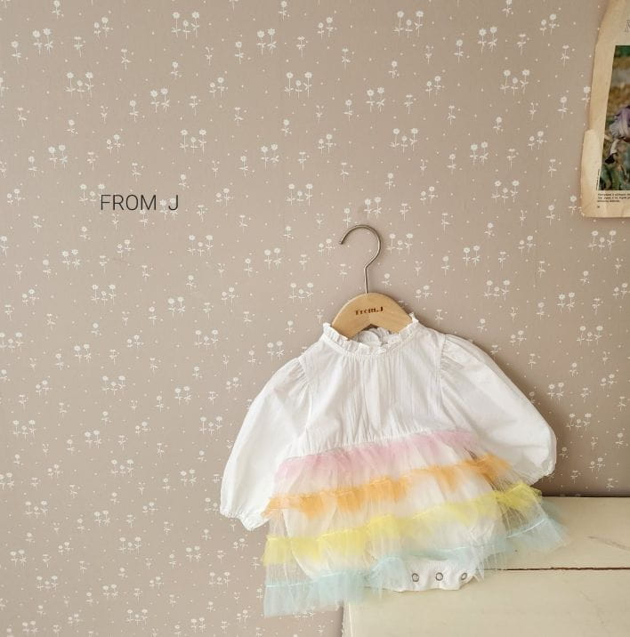 From J - Korean Baby Fashion - #babyclothing - Cancan Dress Bodysuit - 2