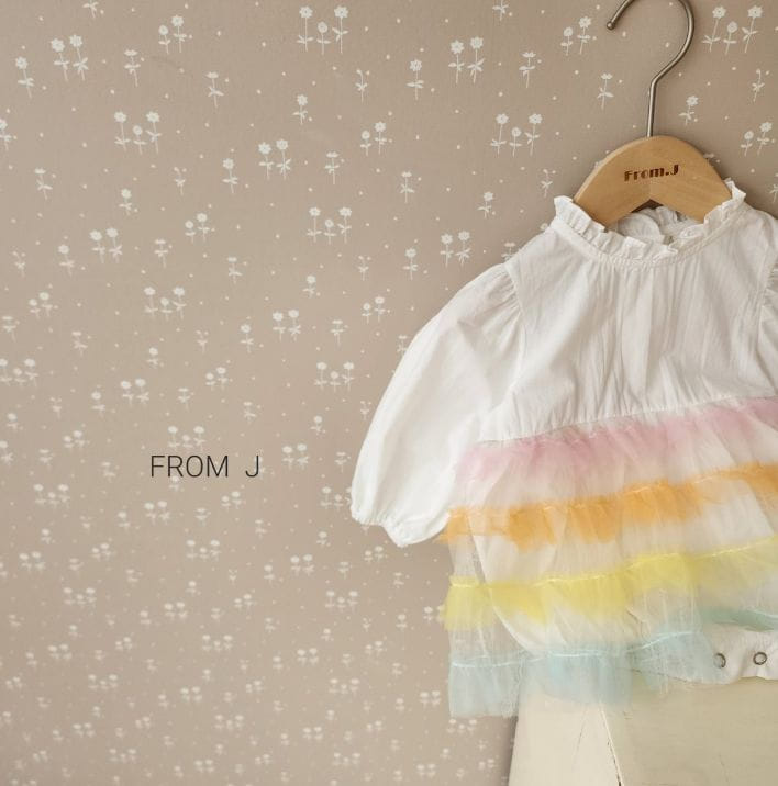 From J - Korean Baby Fashion - #babyfashion - Cancan Dress Bodysuit - 3