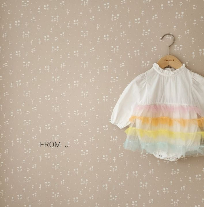 From J - Korean Baby Fashion - #babyfashion - Cancan Dress Bodysuit - 4