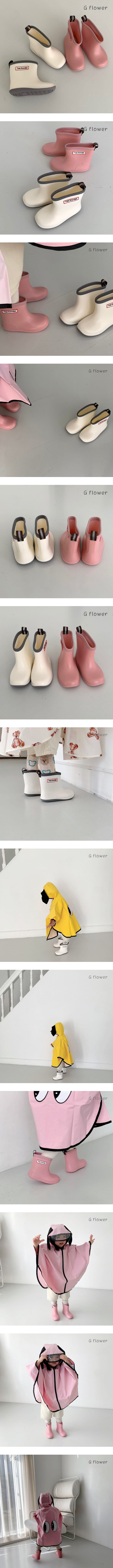 G Flower - Korean Children Fashion - #todddlerfashion - Line Rain Boots