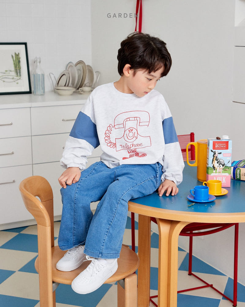Garden - Korean Children Fashion - #Kfashion4kids - Telephone Sweatshirt - 7