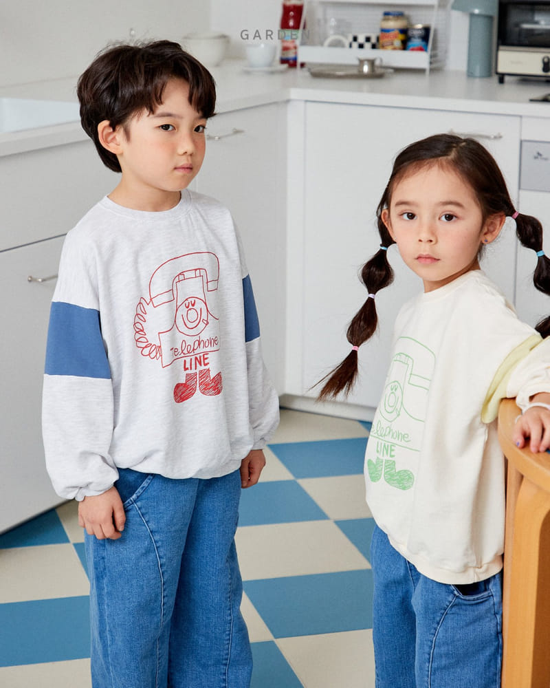 Garden - Korean Children Fashion - #childofig - Telephone Sweatshirt - 12