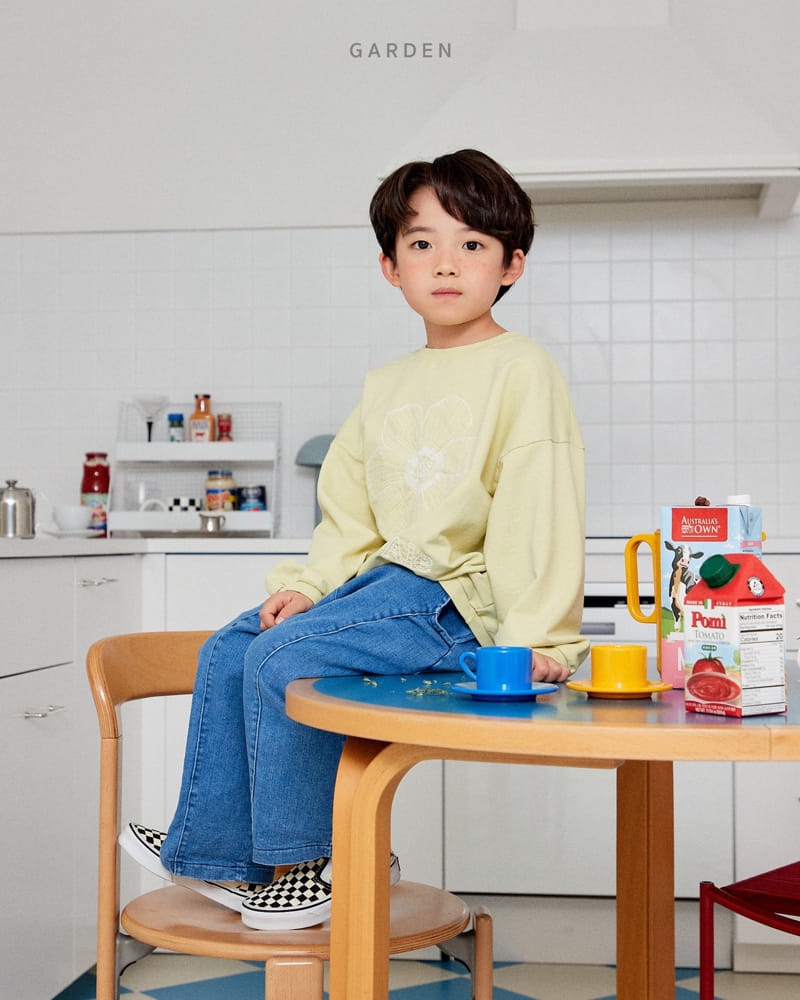 Garden - Korean Children Fashion - #childofig - Big Flower Sweatshirt - 9