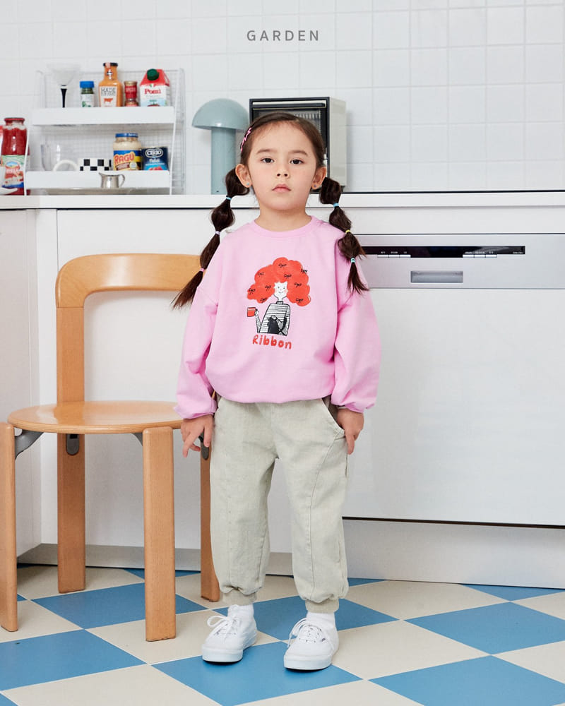 Garden - Korean Children Fashion - #childofig - Ribbon Sweatshirt