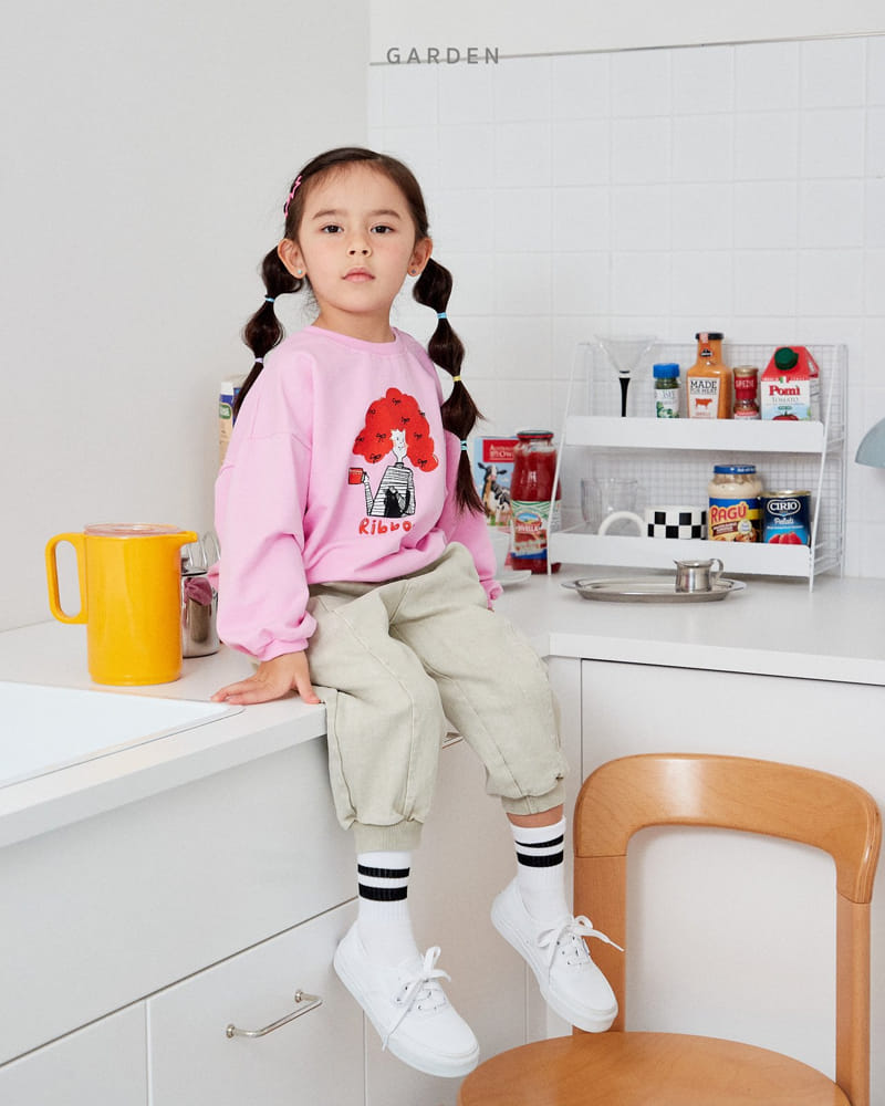 Garden - Korean Children Fashion - #childrensboutique - Ribbon Sweatshirt - 3